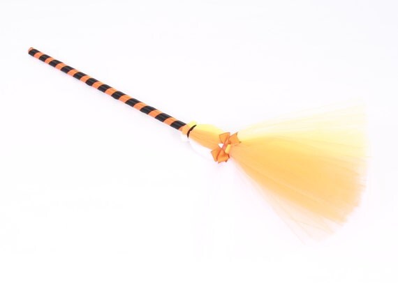 Simply Sweet Broomstick - Halloween Candy Corn Witch Costume Accessory: Child Size Il_570xn