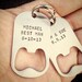 Set of 6 - GROOMSMEN GIFTS Personalized Bottle Opener Keychains - Wedding, Best Man, Groomsman