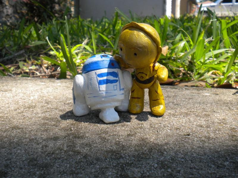 Star Wars C3PO and R2D2 Chibi