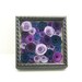 Reserved - Paper Rose Wall Art in Shades of Purple