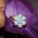 Vintage Flower Opal ring size 7 Sterling Silver SIMPLY STUNNING