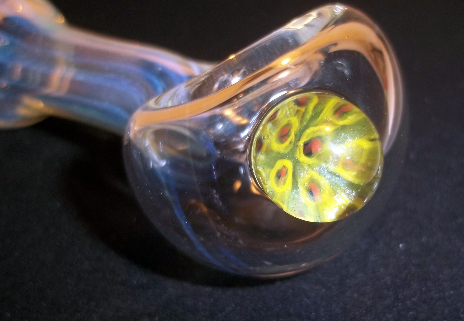 Items similar to Glass Pipe, Color Changing with beautiful glass
