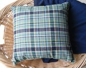 Pillow cover, 14" autumn plaid