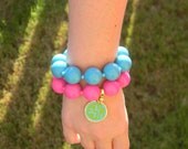 Beaded Monogram Bracelet