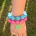 Beaded Monogram Bracelet
