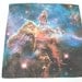 Galaxy Nebula Print Silk "Pillar of Stars" Cosmic Square Scarf Constellation Astronomy