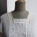 VIctorian Cotton Blouse // Antique cotton blouse // Embroidered // Ivory color // Dotted fabric // AS IS