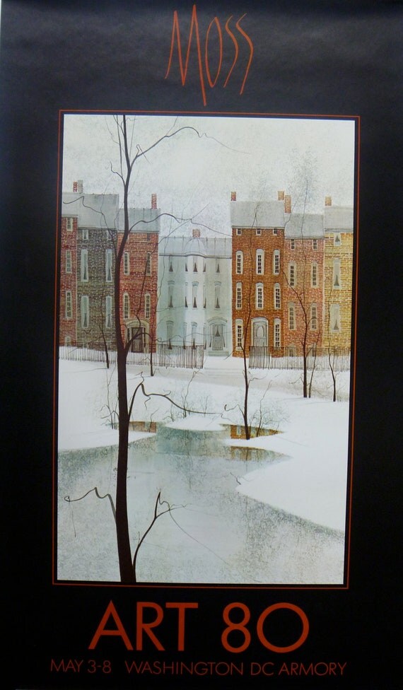 Sale P. BUCKLEY MOSS Poster Art 80 by DownIslandDogs on Etsy