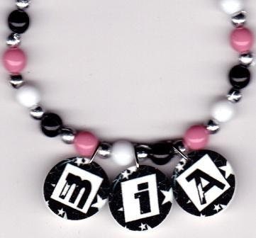 Personalized Name Charm Bracelet