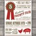County Fair Birthday Party "Prize Ribbon" Invitation