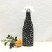Glass Bottle Flower Vase Wedding Table Accessories Glass Vase Mother Of Pearl Black And White Polka Dot