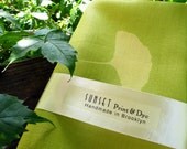 Linen Ginkgo Napkins matching set