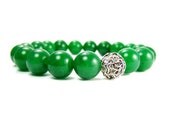 Mens Green Aventurine Zen Bracelet for Resolve