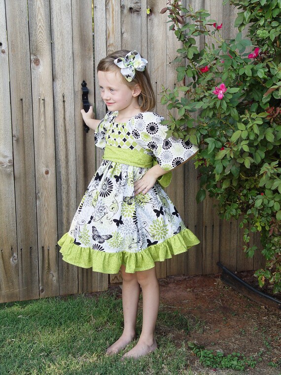 Boutique Girls Party Dress Easter Dress by divagirlboutique
