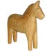 RESERVED FOR ADRIANA Swedish Dala Horse Medium 6" (15cm) Natural Wood