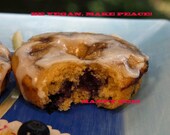 Vegan Gluten free vanilla blueberry date donuts  love,healthy,natural,gluten free, wedding,birthday.