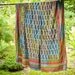 Earthy Cotton Hand Embroidered Bedspread