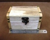 Sale 5.5"X3.5"X3.0" Unfinished Plain Natural Hinged Wooden Box