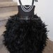 Feather Dress - Feather Tutu Dress - Audrey Hepburn Breakfast At Tiffany's Tutu Dress
