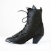 Steampunk Black Granny Roper Boots US Women's Size 6 Vintage 80s Like New Condition
