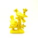 upcycled ceramic bird figurine // summer, birds, nature, yellow, whimsical, home decor, repurposed, vintage figurines, bright accents