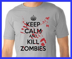 Bloody Zombie t shirt cool zombie shirt S-3XL