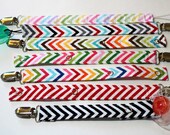 Pacifier Clip, Chevron Pacifier Clip, Paci Clip