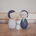 2 Custom Wooden Dolls Wedding Cake Topper or Anniversary Gift