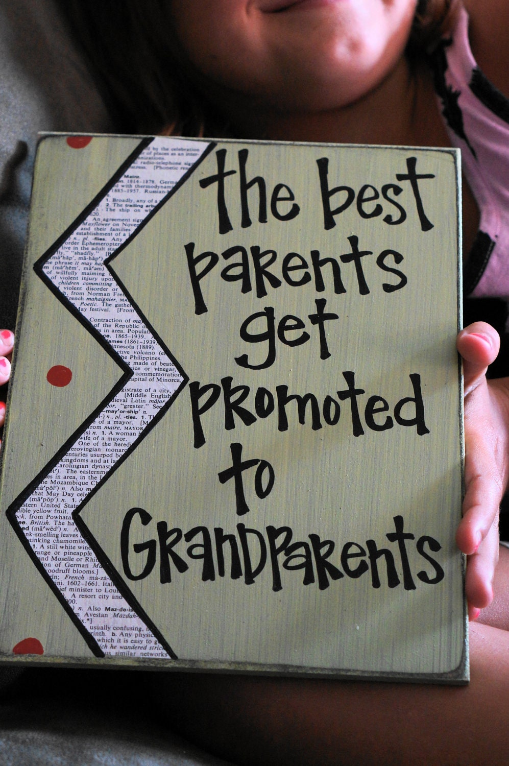 Best parents get promoted to grandparents card