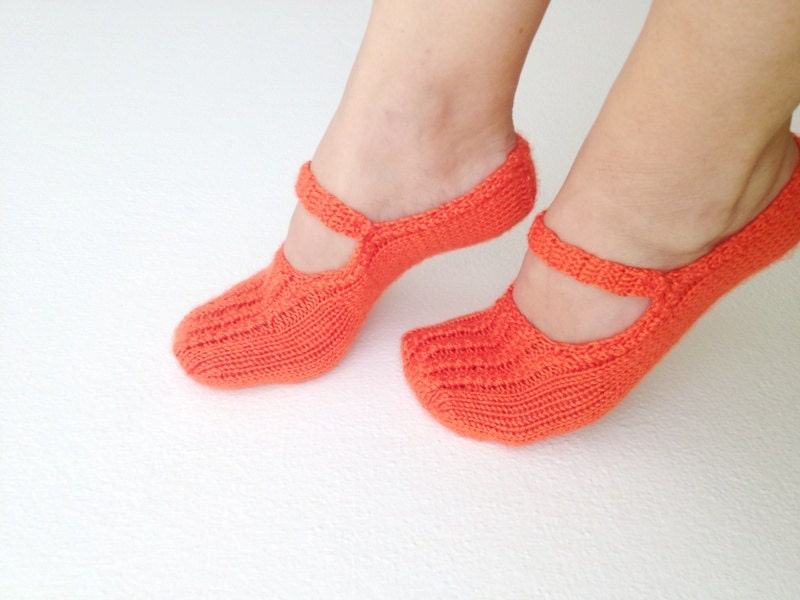 Orange Healthy Booties Home slippers Dance classic yoga sexy hygienic light Naturel yoga,socks,halloween,tangerine tango