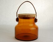 Takahashi  Hand Blown Ice bucket or Jar