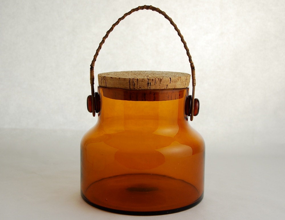 Takahashi  Hand Blown Ice bucket or Jar