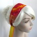 Summer Headband Hair Wrap Boho Gypsy Hippie Patchwork Yellow Pink Orange Hot Tropical Colors Fashion Hair Accessory