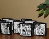 Wedding Table Numbers, Customized Place Cards, Personalized Centerpieces, Reception Decorations, Wedding Photo Blocks- Set of 12
