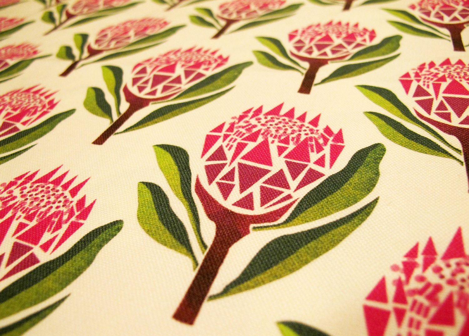 Pretty proteas cushion cover