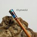 Hair stick - 165mm - Handmade from NZ totara and acrylic resin.