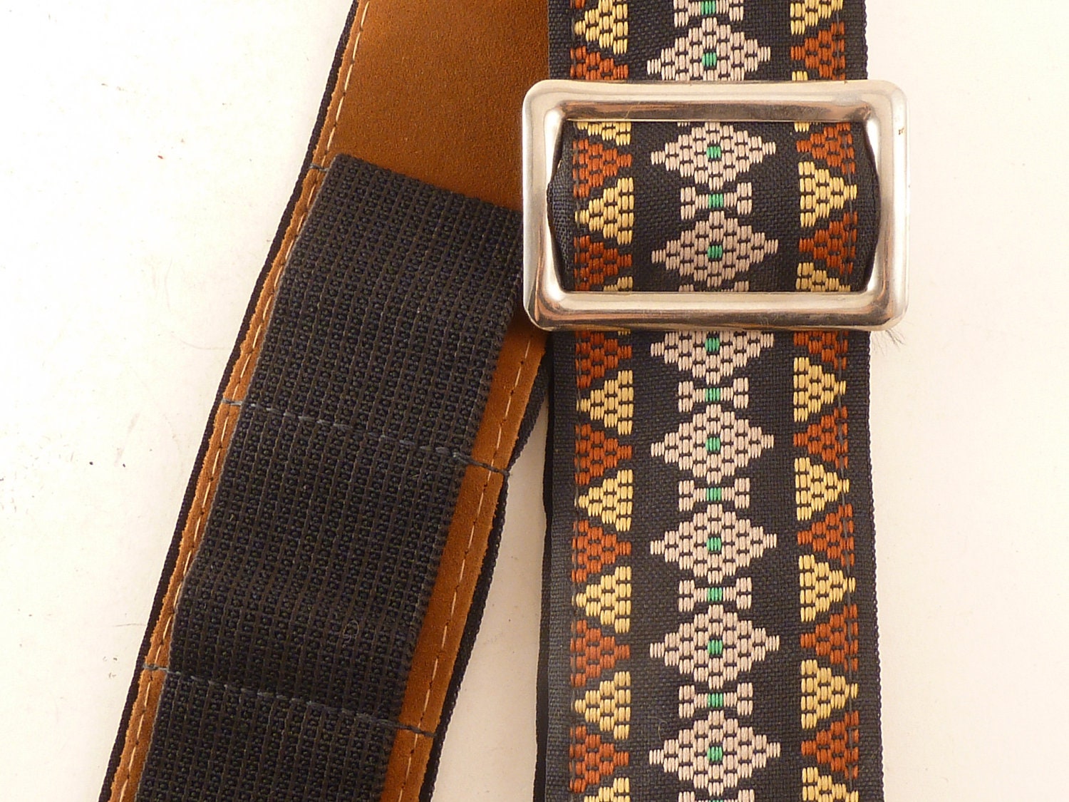 Woven Vtg Camera Strap Boho Pyramid