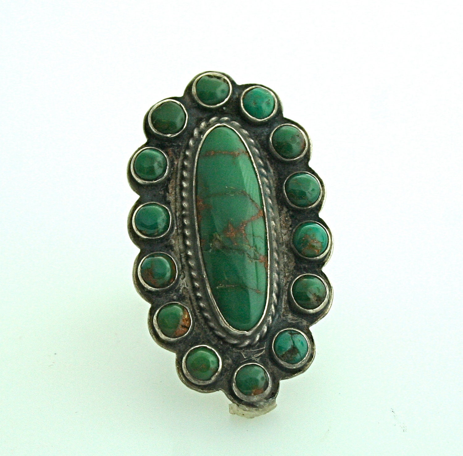 Vintage Navajo Sterling Silver and Turquoise Ring