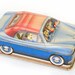 Vintage Small Car Tin Box