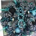 SALE Blue & Black Halloween