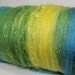 Spinning Fiber Art Batt - Cousteau - 3.05 oz - Merino, Silk, Wensleydale, Polwarth, BFL , Firestar and Angelina