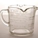 3 Spout Glass Measuring Cup VINTAGE