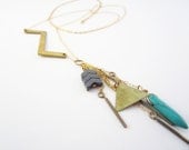 Triangle Burst Necklace