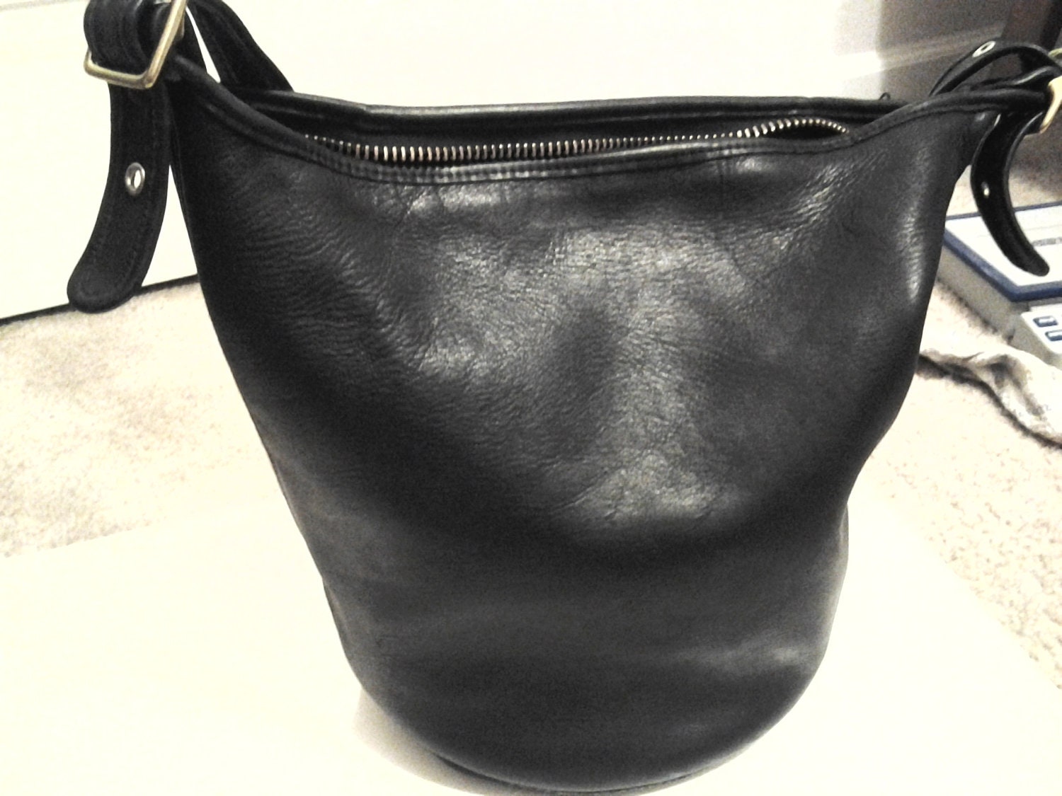 Large Vintage Black Coach