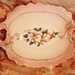 RESERVED Vintage Porcelain Tray Hand Painted Marked Myrle