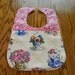 Baby Bib with Teacups and Flowers by Mimi's Magic Apron