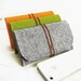 iPhone 4s Case, iPhone 4s Sleeve, iPhone Bag, iPhone Cover with Genuine Leather Strap-D4121