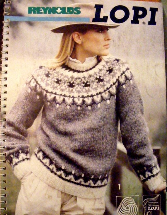 Vintage 1985 Reynolds LOPI Icelandic Sweater by MultiPolarity