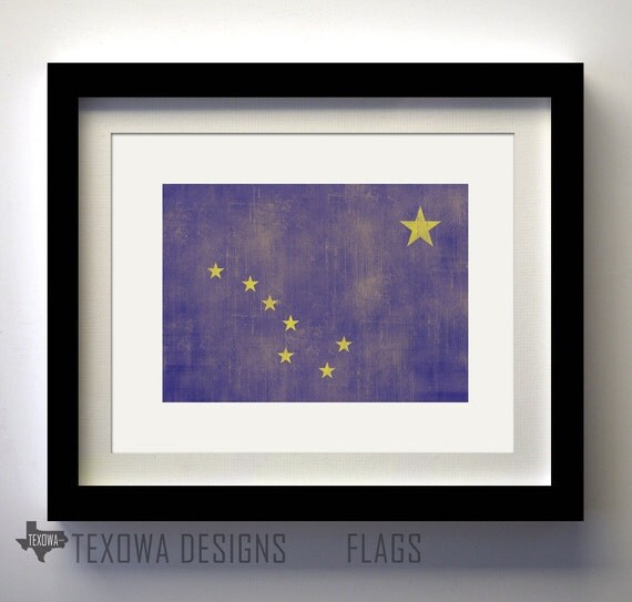 Alaska Flag Print