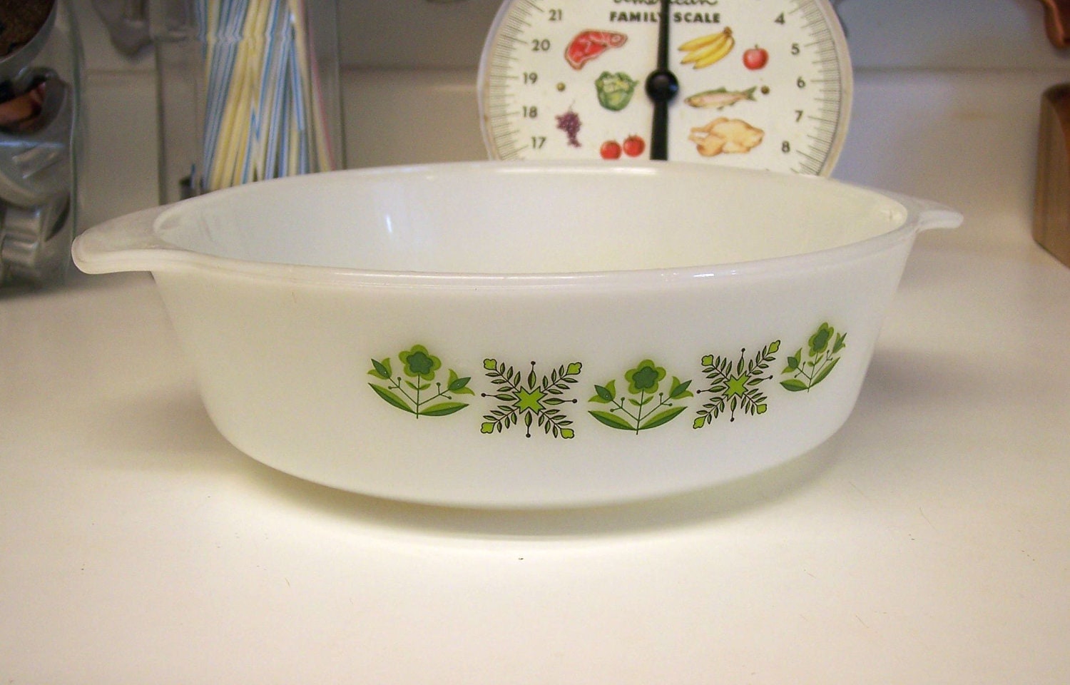 Vintage Fire King Anchor Hocking Casserole Dish By Maandpasattic